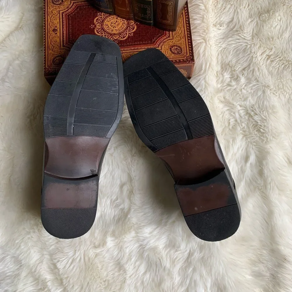 𝅺Alfani Ascher Mens‎ Black Slip on Loafers